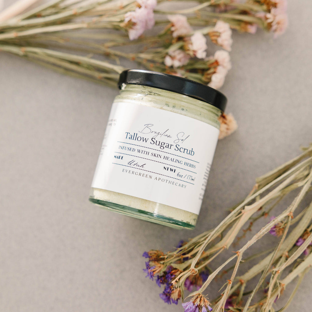 Skin Healing Tallow Body Scrub (Made with Lady May Tallow)