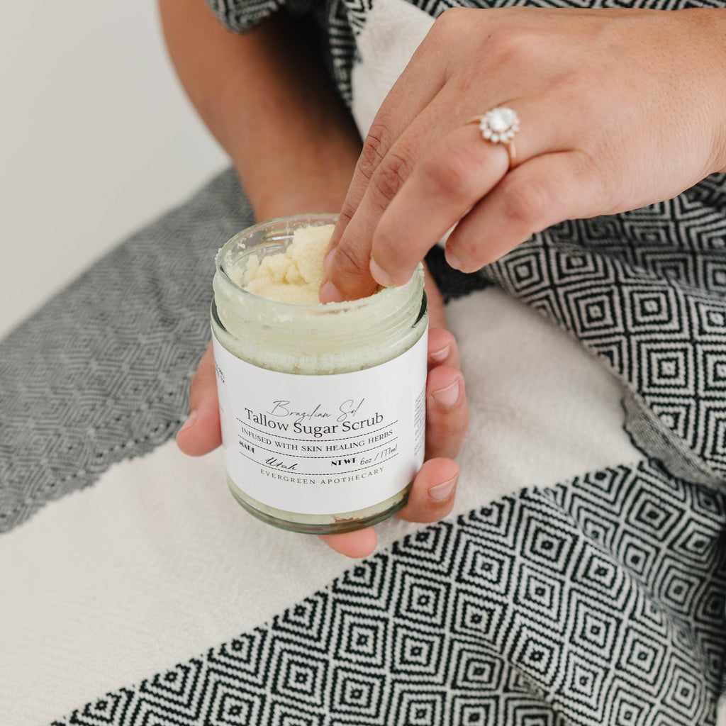 Skin Healing Tallow Body Scrub (Made with Lady May Tallow)