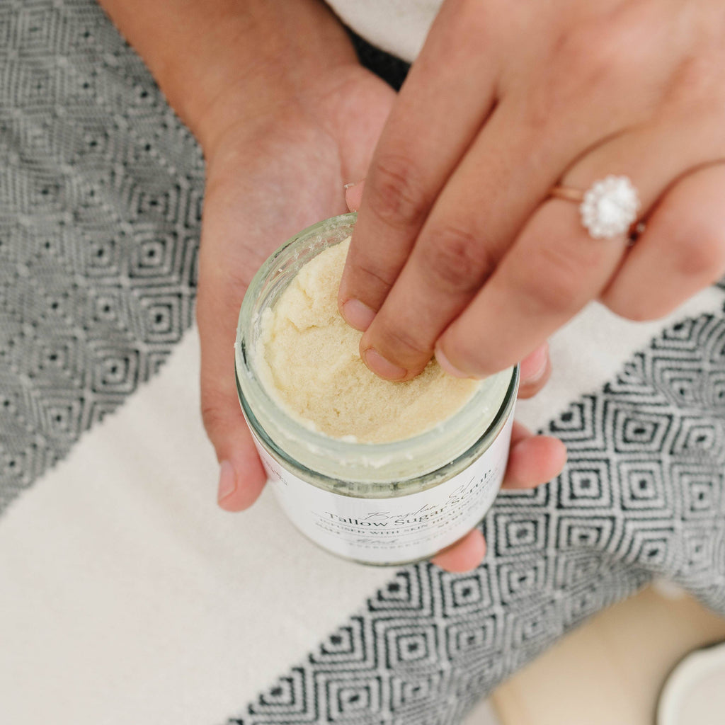 Skin Healing Tallow Body Scrub (Made with Lady May Tallow)