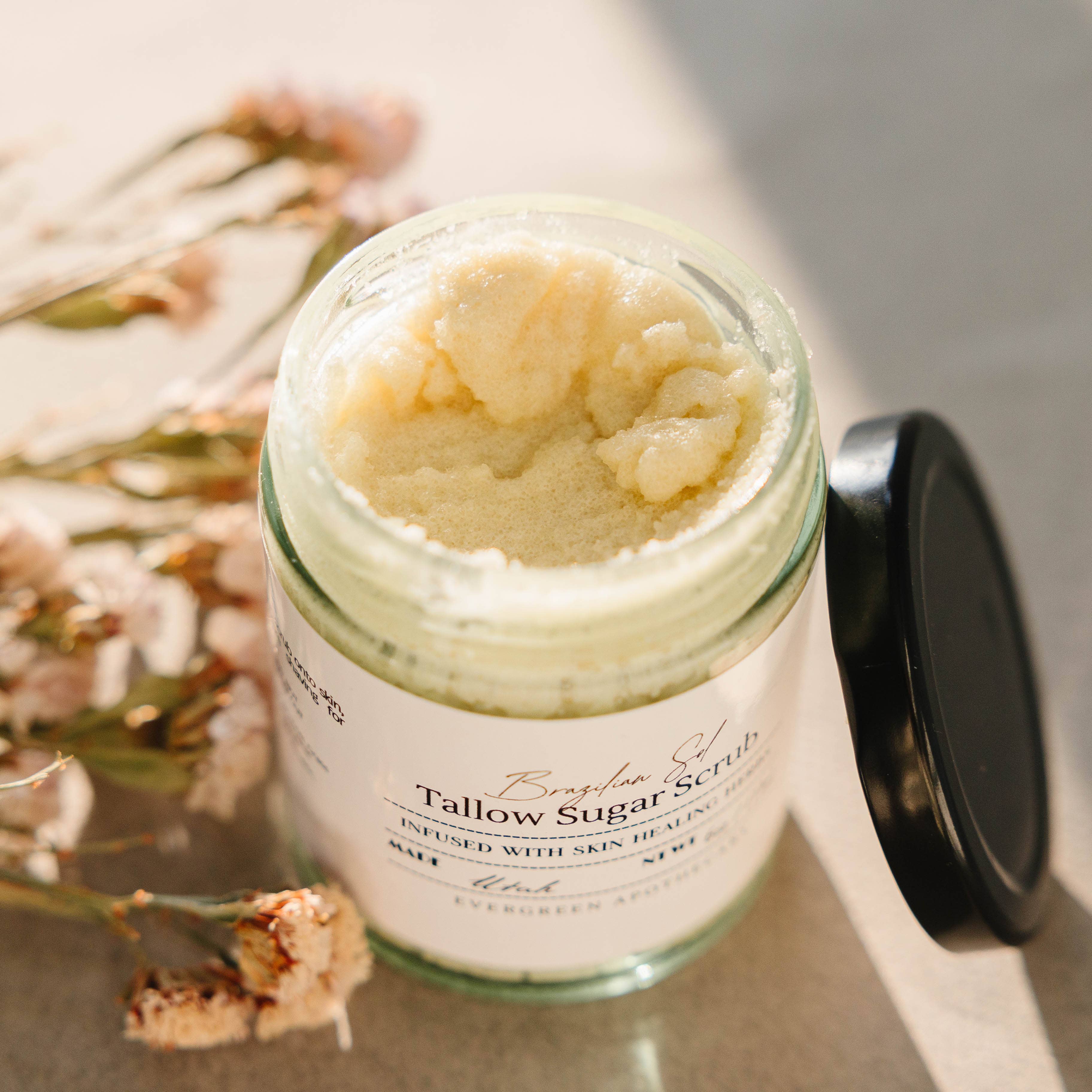 Skin Healing Tallow Body Scrub (Made with Lady May Tallow)